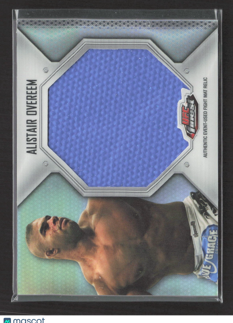 2012 Topps UFC FInest Alistair Overeem Jumbo Fight Mat Relic Refractor