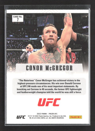 2022 Panini Prizm Throwback Conor McGregor #7