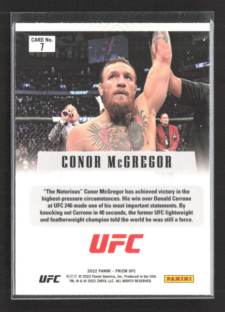 2022 Panini Prizm Throwback Conor McGregor #7