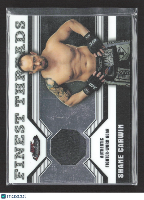 2011 Topps UFC Finest Shane Carwin Finest Threads Relic