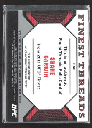 2011 Topps UFC Finest Shane Carwin Finest Threads Relic