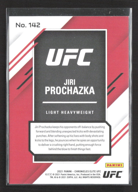 2021 Panini Elite Jiri Prochazka #142 Rc