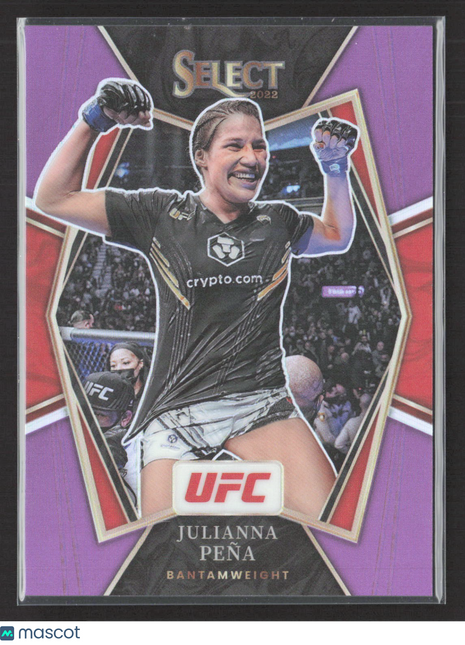 2022 Panini Select UFC Julianna Pena Purple /60 #182