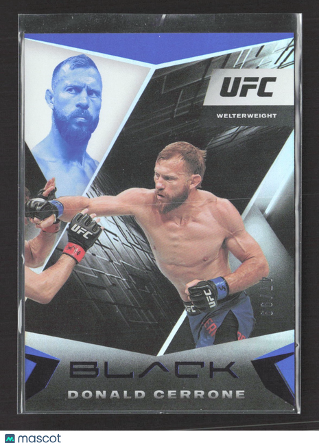 2021 Panini Black UFC Donald Cerrone BLue /99 #117
