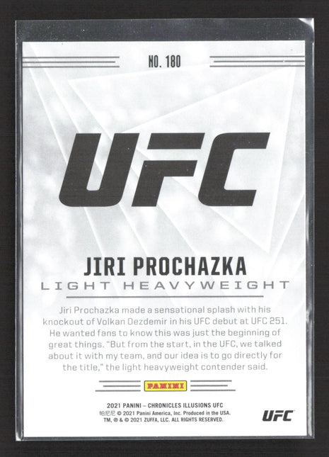 2021 Panini Chronicles UFC - Jiri Prochazka #180