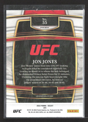 2022 Panini Select UFC - Concourse Jon Jones #55 Disco Prizm