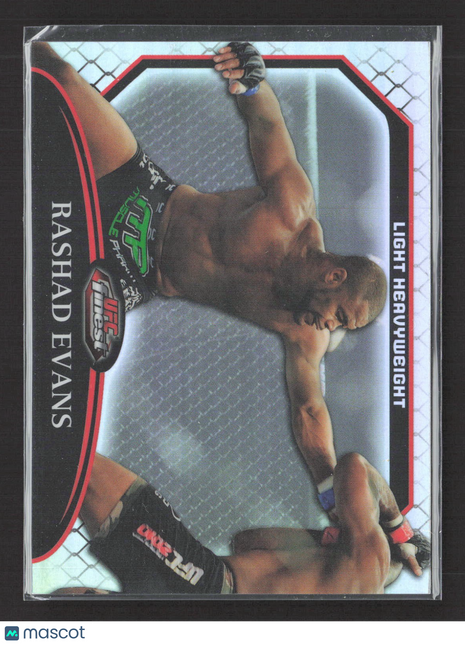 2011 Topps Finest UFC Rashad Evans Refractor /888 #91