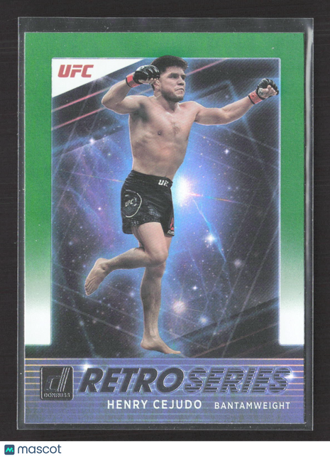 2022 Panini Donruss UFC Retro Series Henry Cejudo Green #8
