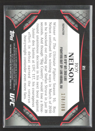 2011 Topps Finest Roy Nelson Refractor #21 /888