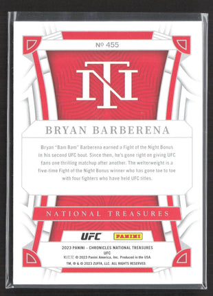 2023 Panini National Treasures Bryan Barberena Rc #455 /99