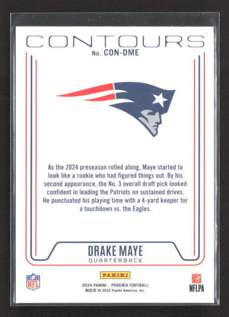 2024 Panini Phoenix - Contours Drake Maye #CON-DME (RC)