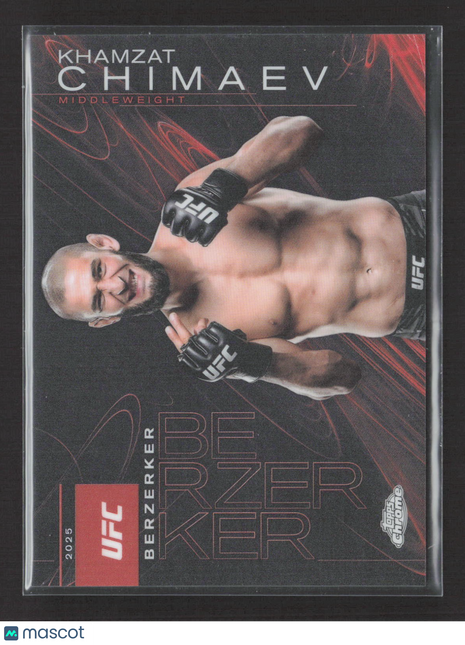 2025 Topps Chrome UFC Berzerker Khamzat Chimaev #BZK-3