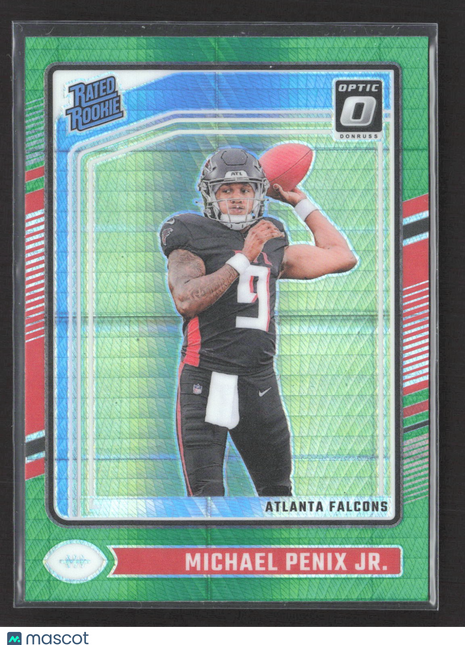 2024 Panini Optic Michael Penix Rated Rookie Green Hyper #279