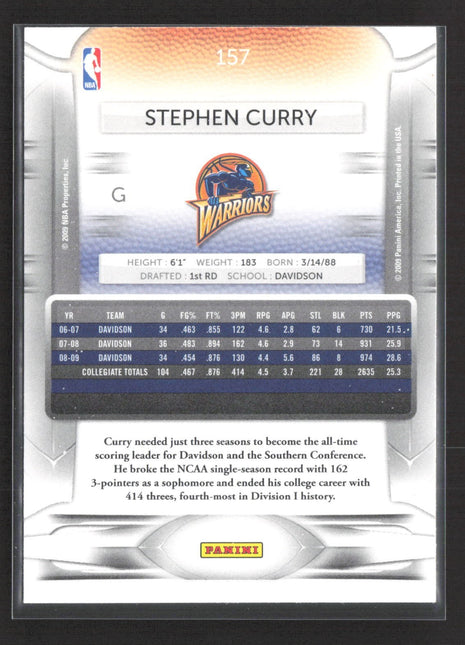2009-10 Panini Prestige - Rookie Stephen Curry #157 (RC)