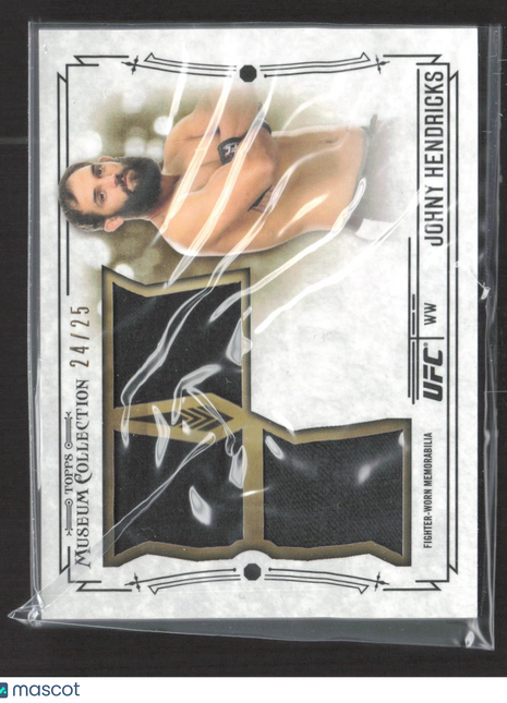 2015 Topps UFC Museum Collection Johny Hendricks Relic /25