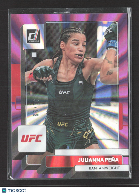 2023 Panini Donruss Julianna Pena Purple Lazer /99 #84