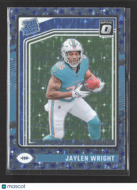 2024 Panini Donruss Optic - Rated Rookie Jaylen Wright #249 Stars Prizm (RC)