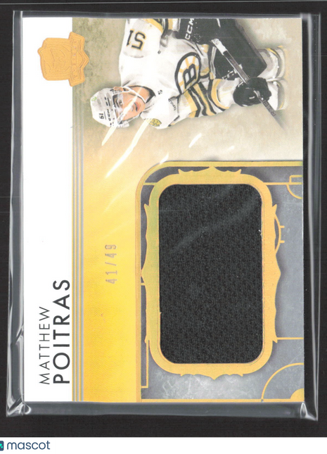 2023-24 Upper Deck the Cup - Rookie Rink Gallery Matthew Poitras Patch /49