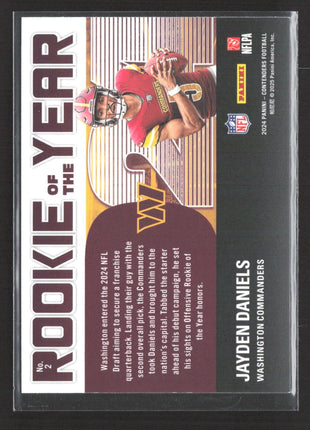 2024 Panini Contenders - Draft Class Contenders Jayden Daniels #2 (RC)