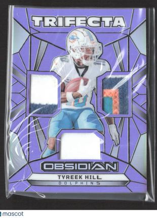 2024 Panini Obsidian - Trifecta Swatches Tyreek Hill #TS-THL Patch Purple /49