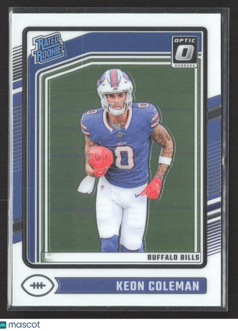 2024 Panini Donruss Optic - Rated Rookie Keon Coleman #263 (RC)