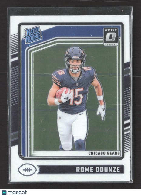 2024 Panini Donruss Optic - Rated Rookie Rome Odunze #286 (RC)
