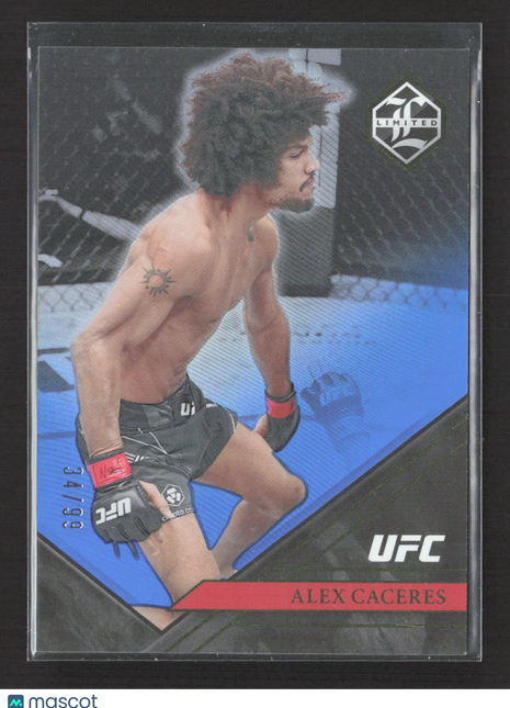 2023 Panini Limited Alex Caceres Blue /99 #208