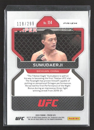 2022 Panini Prizm UFC Sumudaerji Rc Red /299 #114