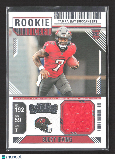 2024 Panini Contenders Bucky Irving Rookie Ticket Jersey