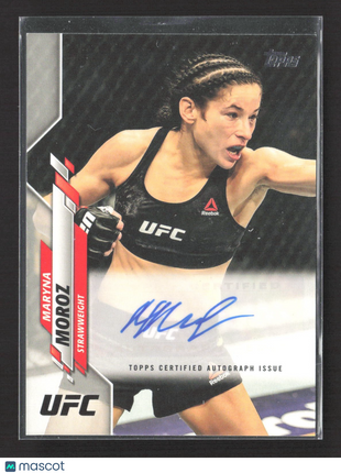 2020 Topps UFC - UFC Athlete Auto Maryna Moroz #UFCA-MM
