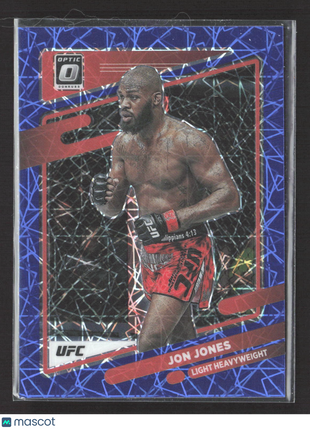 2022 Panini Optic UFC Jon Jones Blue Velocity #65