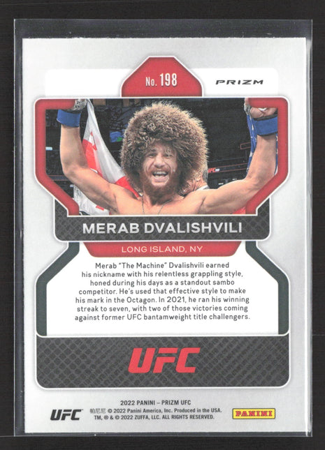 2022 Panini Prizm Merab Dvalishvili Silver #198