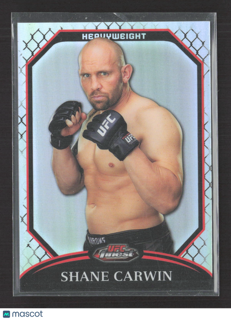 2011 Topps FInest UFC Shane Carwin Refractor #54