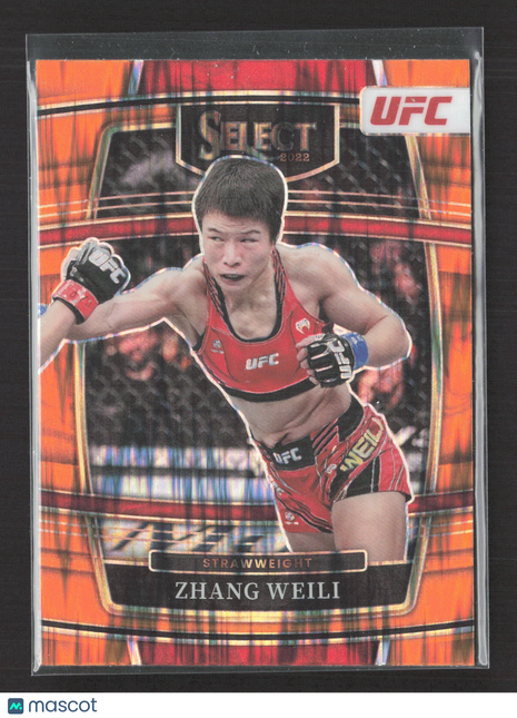 2022 Panini Select UFC Zhang Weili Orange Shock #9