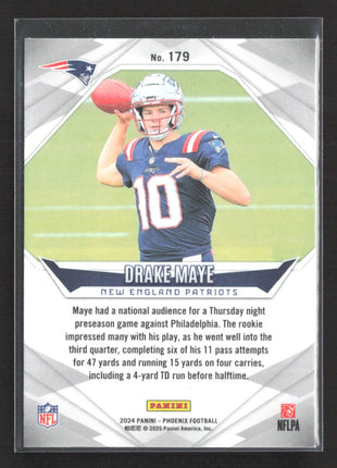 2024 Panini Phoenix - Rookies Drake Maye #179 Purple (RC)