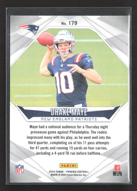 2024 Panini Phoenix - Rookies Drake Maye #179 Purple (RC)