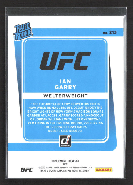 2022 Donruss Rated Rookie Ian Garry #213