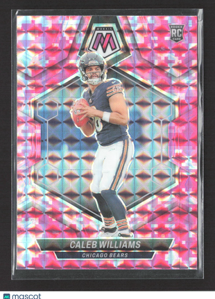 2024 Panini Mosaic - Rookies Caleb Williams #301 Camo Pink Mosaic Prizm (RC)