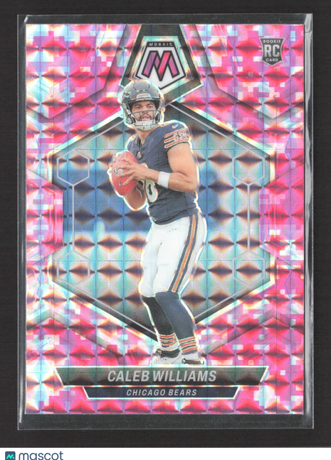 2024 Panini Mosaic - Rookies Caleb Williams #301 Camo Pink Mosaic Prizm (RC)