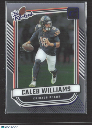 2024 Panini Clearly Donruss Clearly the Rookies Caleb Williams #1 Blue /49