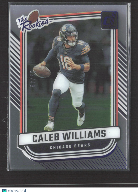 2024 Panini Clearly Donruss Clearly the Rookies Caleb Williams #1 Blue /49