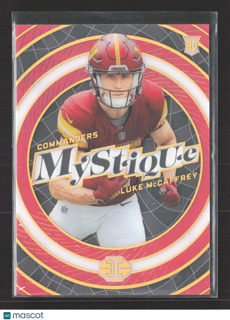 2024 Panini Illusions - Mystique Luke McCaffrey #30 Red /199 (RC)