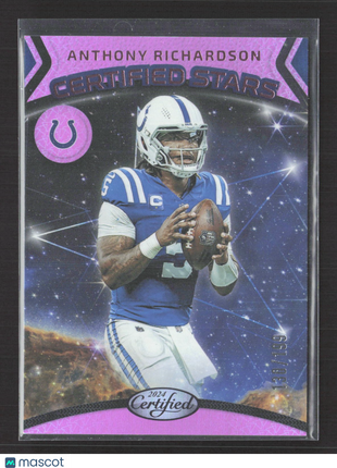 2024 Panini Certified - Certified Stars Anthony Richardson #2 Pink /199