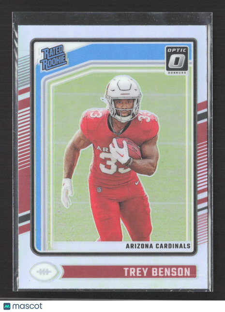2024 Panini Donruss Optic - Rated Rookie Trey Benson #293 Holo Prizm (RC)