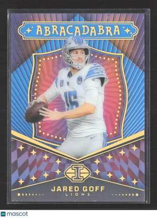 2024 Panini Illusions - Abracadabra Jared Goff #7 Light Blue /299