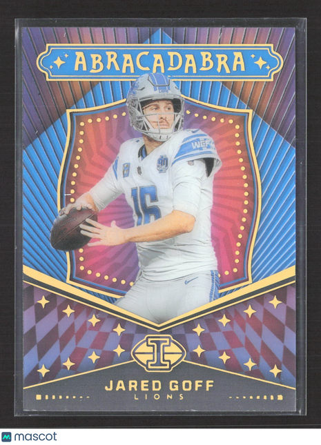 2024 Panini Illusions - Abracadabra Jared Goff #7 Light Blue /299