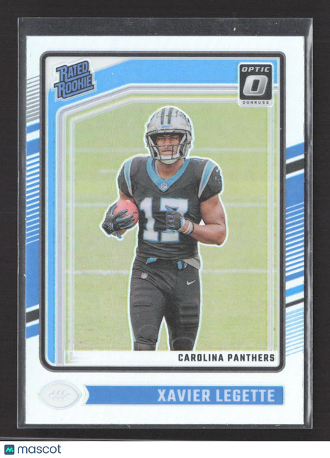 2024 Panini Optic Xavier Legette Rated Rookie Holo #299
