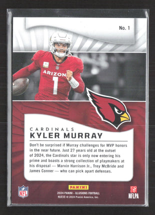2024 Panini Illusions - Kyler Murray #1 Trophy Collection Red /175