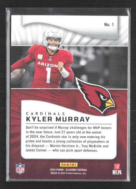 2024 Panini Illusions - Kyler Murray #1 Trophy Collection Red /175