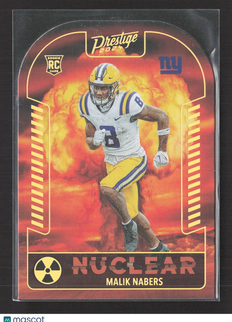 2024 Panini Prestige - Rookies Malik Nabers Nuclear (RC)